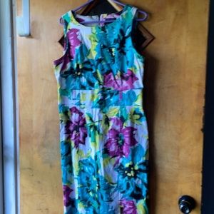 AK Anne Klein Stretch Sheath Dress size 12